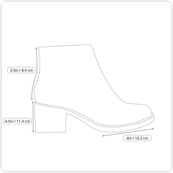 Navy Blue Pink & Jade Sage Green Open Toe Chunky Booties - Picture 4 of 4